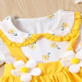 thumbnail image 4 of Robe à Manches Courtes Bébé Fille Imprimé Floral d'Été Robe en Ligne, 4 of 9