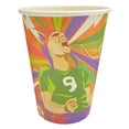 thumbnail image 1 of Vasos de cartón Great Value diseño mundial naranja 10 piezas, 1 of 4