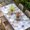 Lavender, variant on Purple Flowers Table Cloths for 4 Foot Rectangle Tables, Weeping Spring Floral Bicycle Wooden Farmhouse Patio Waterproof Elastic Fitted Tablecloths, Washable Rectangular Table Cover for Camping