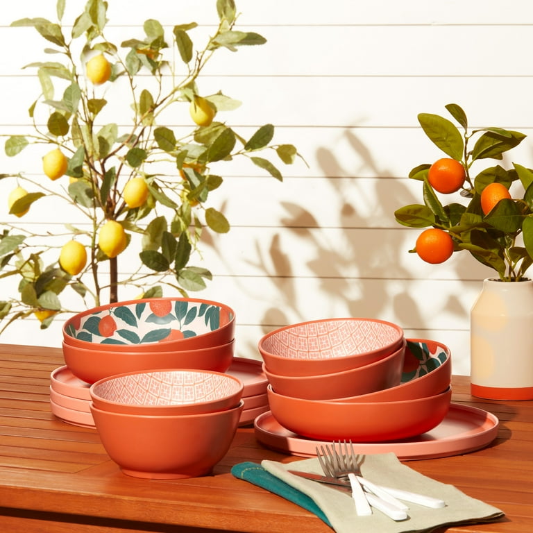 Mainstays by Becky G. & Alejandra Bamboo Melamine 12-Piece