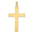 thumbnail image 4 of Auriga 14K Yellow Gold Polished Solid Fancy Design Cross Pendant for Women (L-52.42mm, W-29.18mm), 4 of 6