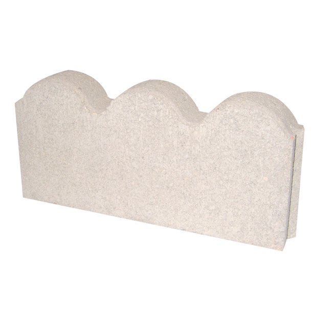 Pavestone 12" Straight Scallop Limestone Concrete Edger