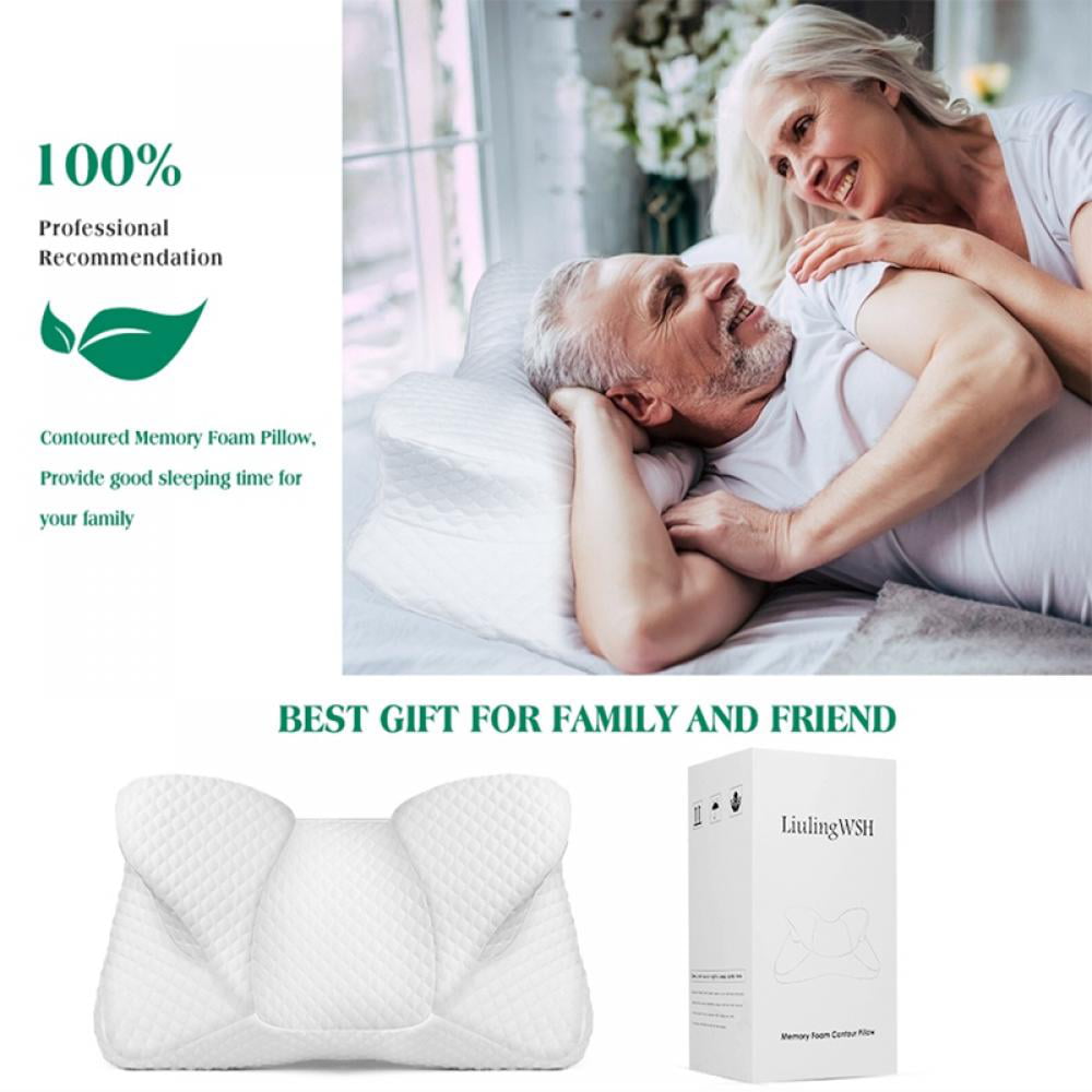 Details about   Memory Foam Pillows for Sleeping Support Neck Pillow for Shoulder and Neck Pain 