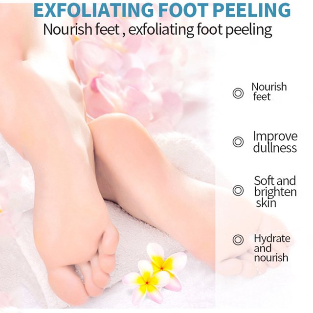 1 Par De Mascarillas Para Pelar Los Pies Mascarillas Exfoliantes Para Los Pies Pelar Los Callos Y Las Células Muertas De La Piel Mascarilla Para Los Pies Para Hombres Y Mujeres ANGGREK Foot Peel Mask