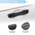 thumbnail image 4 of Protector de Cubierta de Manija de Puerta para Honda Civic Accord CRV HRV 2023-2025 Cubierta Exterior de Manija de Puerta de Fibra de Carbono Negra, 4 of 7