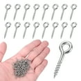 thumbnail image 1 of 250 Pack Crochets à Vis, M1.2x13.2mm Boulons à Illets en Acier Inoxydable 304, 1 of 6