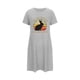 thumbnail image 5 of Camisón corto de talla grande para mujer, camisón de manga corta con estampado de pecho a la moda, camisón para mujer, 5 of 7