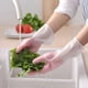 thumbnail image 2 of Guantes para lavar platos para el hogar, para hombres y mujeres, impermeables, extra gruesos, duraderos, para estaciones, para cocina, lavandería, goma fina, para limpieza de leche, 2 of 5