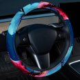 thumbnail image 2 of Flamingo 14.5 Inch Printing PVC Leather Steering Wheel Cover Car Wheel Covers Auto Accessories, 2 of 6