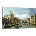 thumbnail image 1 of ARTCANVAS The Entrance To The Grand Canal - Venice 1730 Canvas Art Print by Canaletto - Size: 12" x 8" (0.75" Deep), 1 of 9