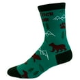 thumbnail image 4 of Youth Brother Bear Socks Funny Sibling Wilderness Cub Bro Sarcastic Funny Footwear, 4 of 9