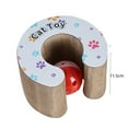 thumbnail image 4 of Hearth & Gear Durable Cat Scratching Pad With Interactive For Indoor Cats Natural Sisal And Cardboard Grooming And Exercise Activity Center for to Play with for Dogs Christmas Light up Dog for, 4 of 6