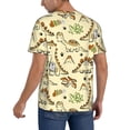 thumbnail image 2 of KLL Cartoon Dinosaurs for Men's Baseball Shirts,Short Sleeve Casual Shirts Button Down Shirt for Men Beach Summer Wedding Shirt-3X-Large, 2 of 7