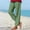 Green, variant on LEBONYARD Light Wash Jeans Women Spring Summer Vibes,Women's Casual Solid Color Loose Pants Beach Wide Leg Trousers with Pocket Green M