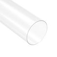 thumbnail image 4 of Uxcell 2pcs Polycarbonate Rigid Round Clear Tubing 1.63''IDx1.7''ODx9.84'' Length Plastic Transparent Storage with Lids, 4 of 5