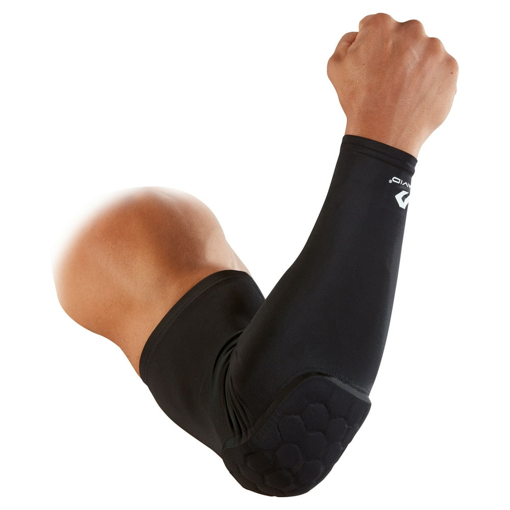 McDavid Arm HEX Tech Padded Shooter Basketball Sleeve Black, Small