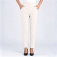 thumbnail image 3 of Taqqpue p Womens High Waist Trouser Pants Dress Pants for Women Office Straight Leg Trousers Elastic Waist Dress Slacks for Women Work Casual, 3 of 7