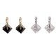 thumbnail image 1 of unbranded 1Par Pendientes Negros De Zirconia Para Mujer Perfectos Para Eventos Y Casual, 1 of 8