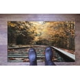 thumbnail image 6 of Landscape Rugs, Soft Rugs, Autumn Landscape Rugs, Farmhouse Rug, Train Tracks Landscape Rug, Non-Slip Carpet Rug, View Rug, Office Rugs, 2'x3' - 60x90 cm, 6 of 8