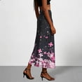 thumbnail image 4 of Turilly Summer Skirts for Women High Waist Satin Pencil Midi Skirt Slim Fit Office Business Casual Skirt, 4 of 7