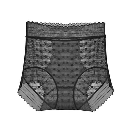 Women s Sexy Underwear Plus Size Panties Floral Sheer Lace Boyshort Cheeky Briefs Panty High Waist Soft Underpants