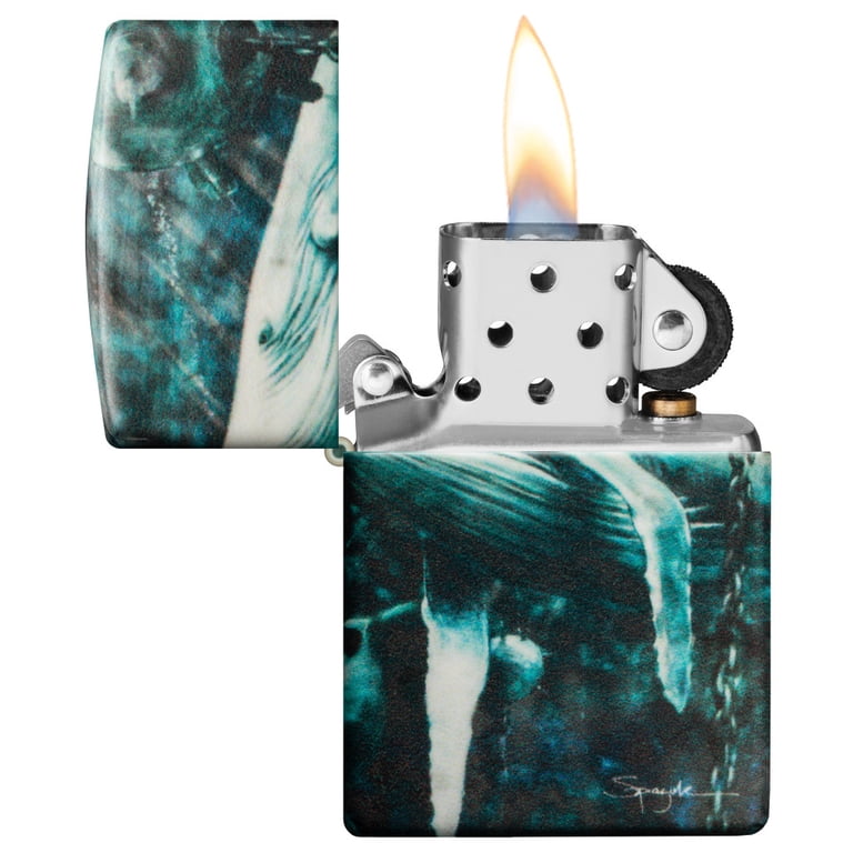 Zippo 48627 Spazuk Whales With Underwater Mines Design Lighter