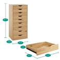 thumbnail image 5 of Naomi Home Adult Bianca 9-Drawer Dresser Chest, Gray, 5 of 12