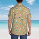 thumbnail image 4 of Balery Chemistry Class Camisas hawaianas de manga corta para hombre, camisas playeras de corte holgado, camisas de vacaciones con botones,X-Large, 4 of 7