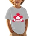thumbnail image 1 of T-Shirt Canada Filles Drapeau du Canada Col Rond Manches Courtes Tee Garçons Fête Nationale T-Shirt Graphique Hauts Coupe Régulière Enfants Fille Fête du Canada Col Rond T-Shirt Imprimé Drapeau Canadien, 1 of 5