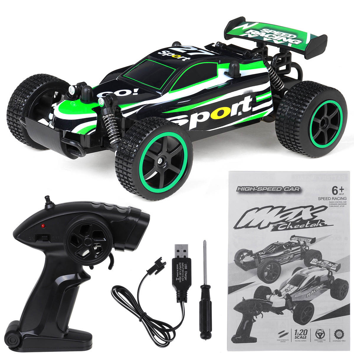 RC Car High Speed 120 2.4G Remote Control Truck Off Road RC Race Car