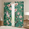 thumbnail image 2 of Manfei Cherry Blossoms Black Out Curtains for Boys Girls,Pink Sakura Curtains Pack of 2 (42x63 Each),Japanese Style Bedroom Curtains,Luxury Bedroom Decor, 2 of 6