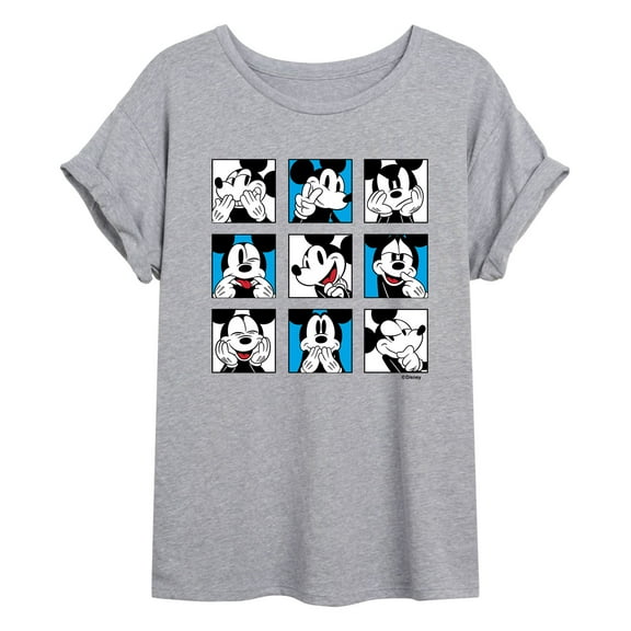 Mickey & Friends - Mickey Grid - Women's Oversized T-Shirt
