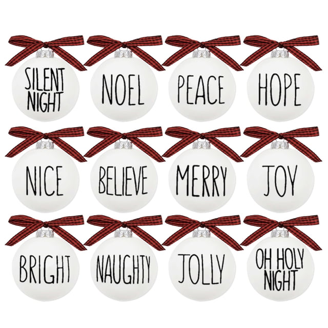 TIELUTT Christmas Decorations Christmas Tree Decoration Set of 12 Shatterproof Water Garden Stained Glass Figurine Small Glass Garland for Chandelier Hanging Decorations for Home Stained Glass Birds
