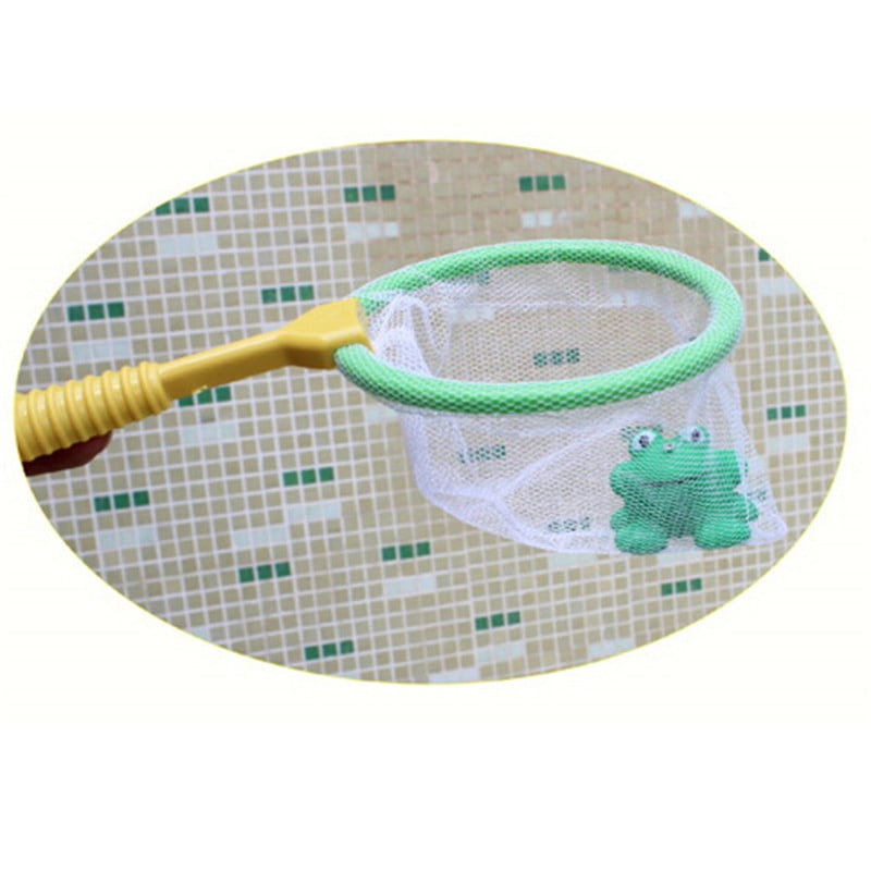 22cm Plastic Fishing Net Toys Handle Mini Butterfly Mesh Nets Kids Outdoor ToySE 