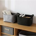 thumbnail image 4 of y Storage Basket with Two Handles, Felt Basket for Toys, Books, Magazines, 4 of 5