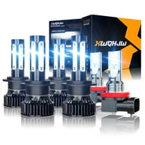 For Hyundai Veloster 2016-2019 1.6L 2.0L 6x 6000K LED Headlight Hi/Low Fog Light Bulbs Kit