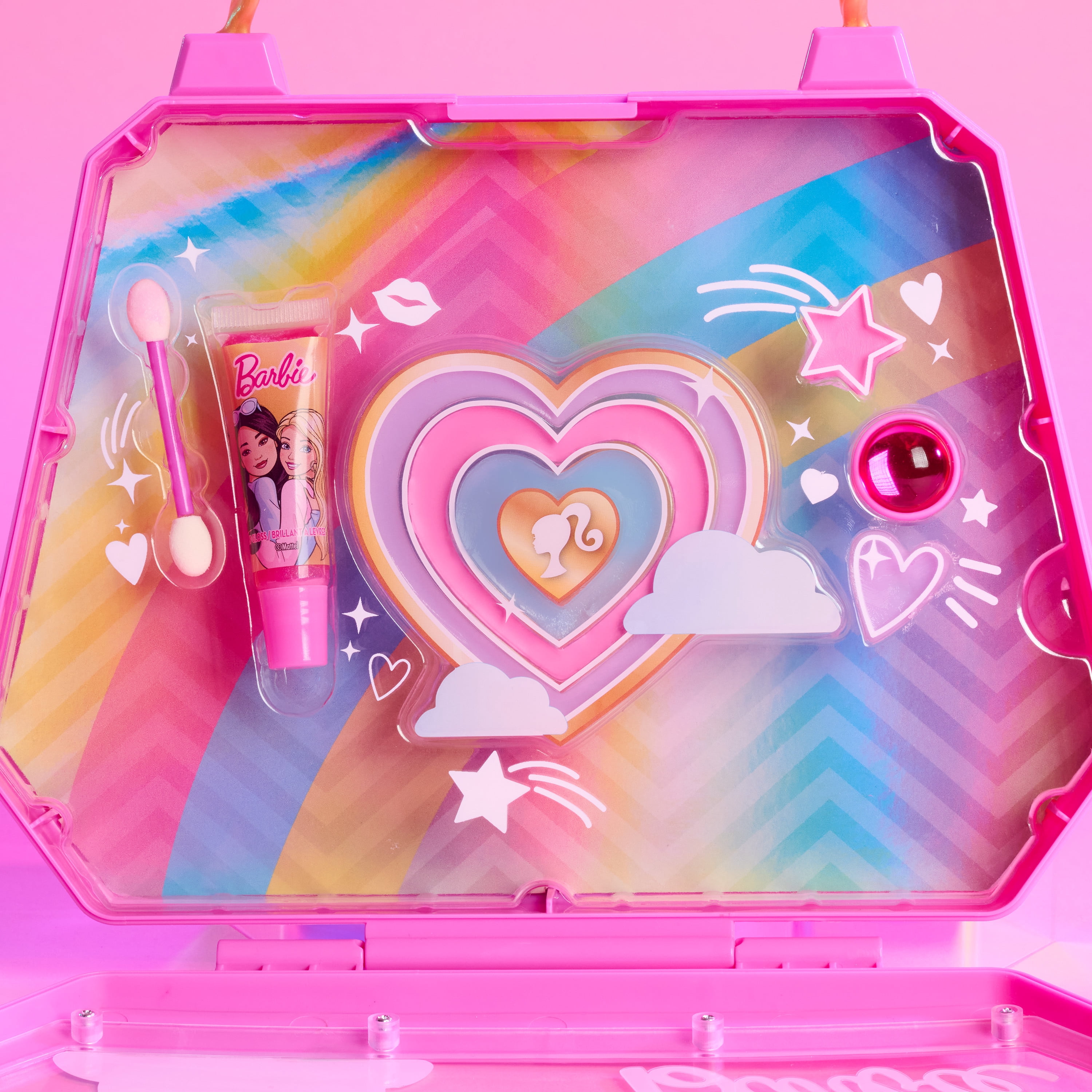 Barbie Trend Purse Makeup Case, 8-Pieces, Kids Ages 3 and up