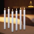 thumbnail image 2 of Control Remoto 6 Velas LED Intermitentes Luces Parpadeantes Té Sincronización, 2 of 9
