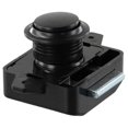thumbnail image 3 of 1Pcs Button Catch Lock Zinc Alloy Black For Cupboard Door Motor Home Cabinet Camper Caravan Latch Knob Push Buttons Catch Locks, 3 of 5
