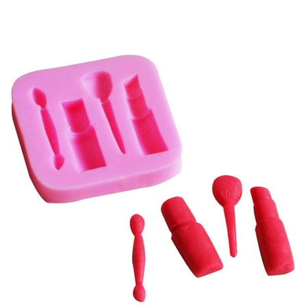 

Cake Pan Kitchen Essentials for New Home Makeup Tools Lipstick Cake Shape 3D Silicone Soap Chocolate Candy Baking Molds