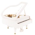 thumbnail image 2 of Music Box,Delicate White Music Box Dancing Girl Music Box White Music Box Finely Tuned Performance, 2 of 5