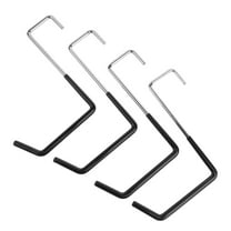 WORGEOUS 4pcs Large Hooks Garage Bike Hooks Ladder Equipment Wall Hanging Hooks