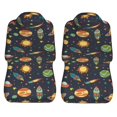 thumbnail image 3 of LAKIMCT Space Rockets Comet Planets Car Seat Covers Vehicle Front Seat Covers Universal Fit Seat Protector, 3 of 9