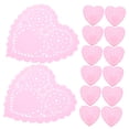 thumbnail image 4 of HEALEEP 100Pcs Table Placemats Doilies Paper Doilies for Serving Trays 5.5x5.5in, 4 of 8