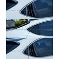 thumbnail image 4 of FITS 2025+ TOYOTA CAMRY GLOSS BLACK JDM STYLE SIDE WINDOW LOUVERS VENT COVER SET, 4 of 4