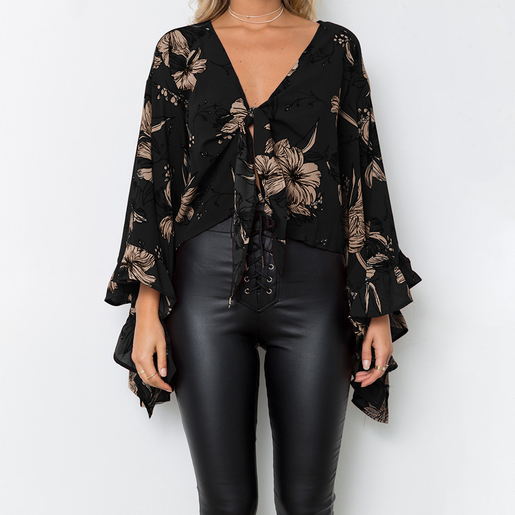 Flare Sleeve Loose T-shirt 