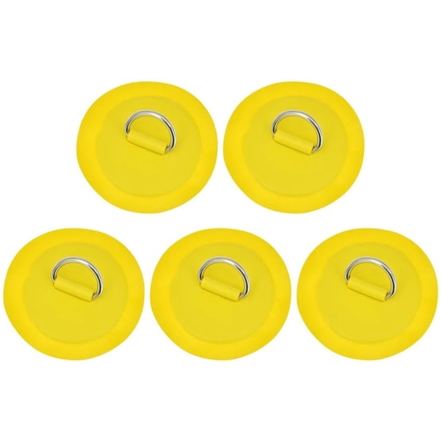 Patch Anneau en D 8cm Patch Anneau de Paddle Debout Forme Ronde Résistant à l'Eau pour Planche de Surf Paddle