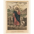 thumbnail image 1 of Print: Good Shepherd Je Suis El Bon Pasteur = Yo Soy El Buen Pastor., 1 of 1