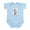 Sky Blue, variant on CafePress - Curiouser Alice In Wonderland Infant Bodysuit - Baby Light Bodysuit, Size Newborn - 24 Months