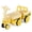 Yellow, variant on Costway 4 in 1 Ride on Push Car,Sliding Walking Car with Trailer, Music, Under-Seat Storage Pink